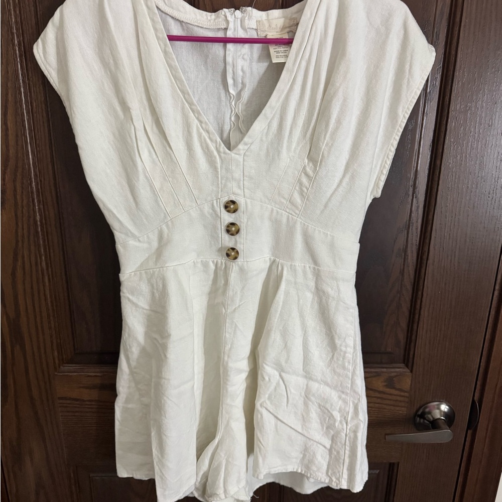 White Women's Romper